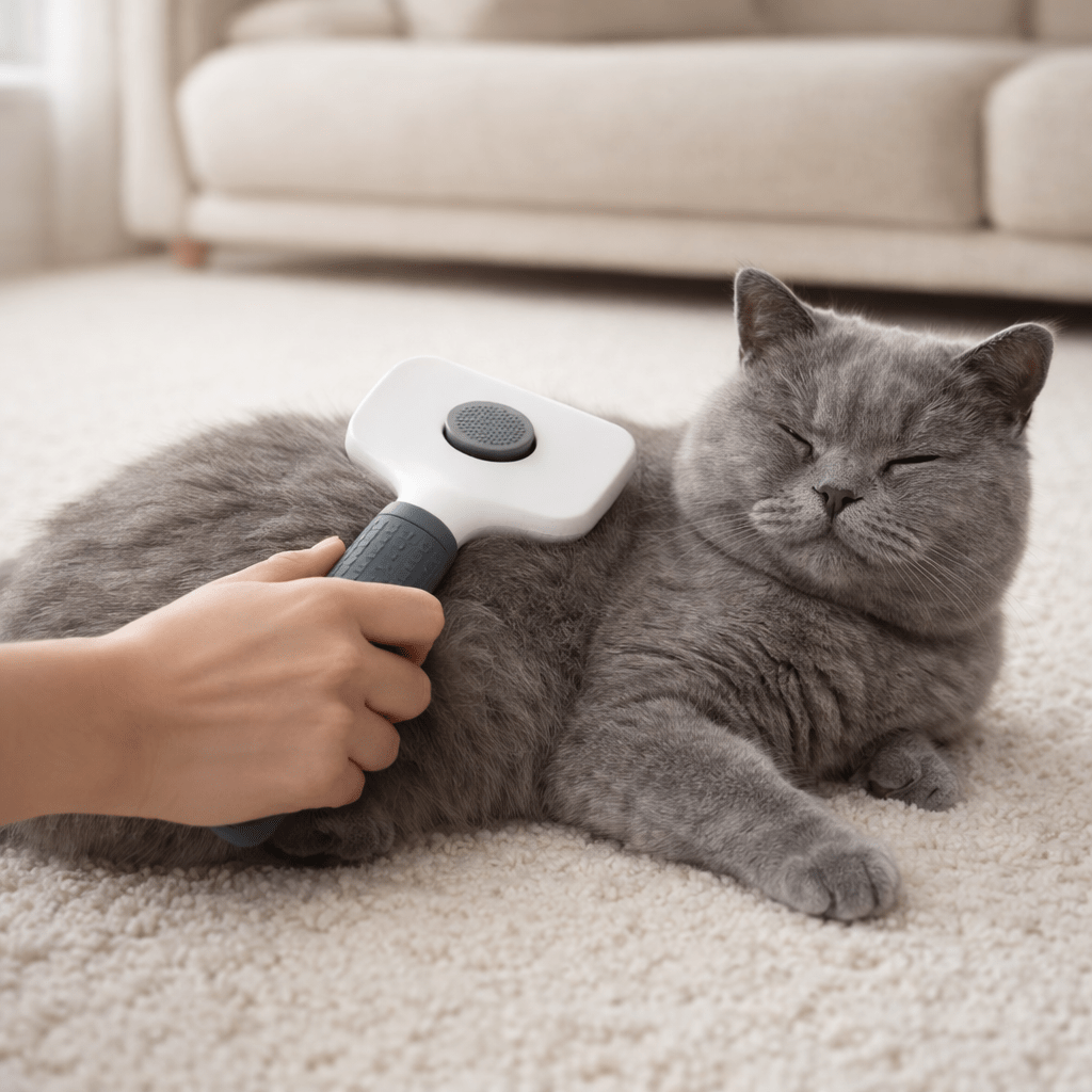Brosse pour chat anti poils | Poils longs et courts - Paw Studio