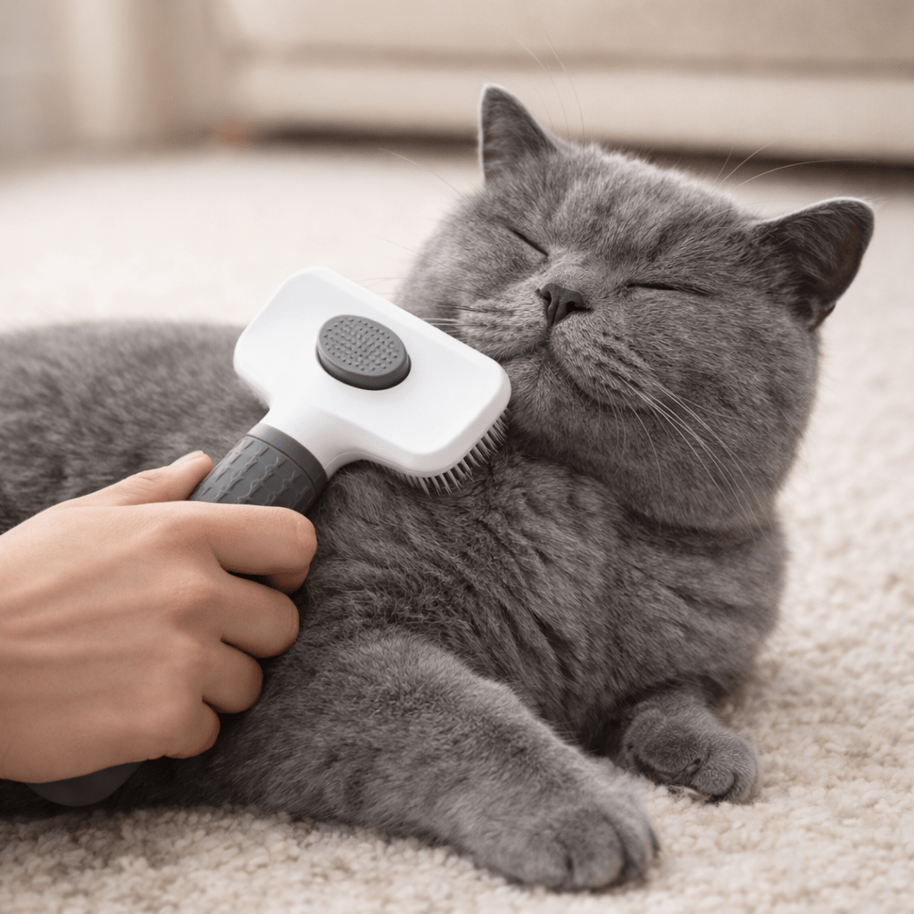 Brosse pour chat anti poils | Poils longs et courts - Paw Studio Image