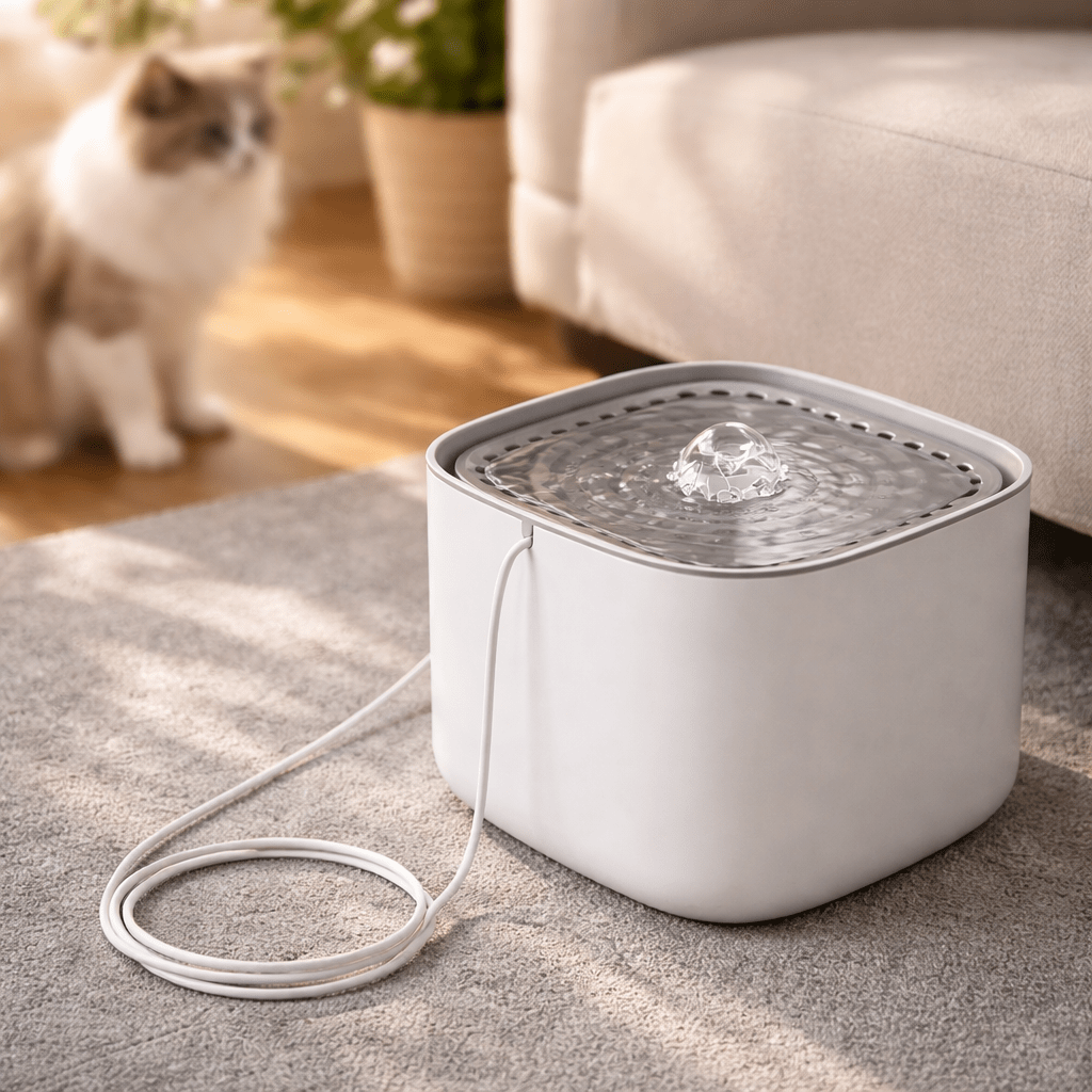Fontaine à eau pour chat 3L silencieuse - Paw Studio