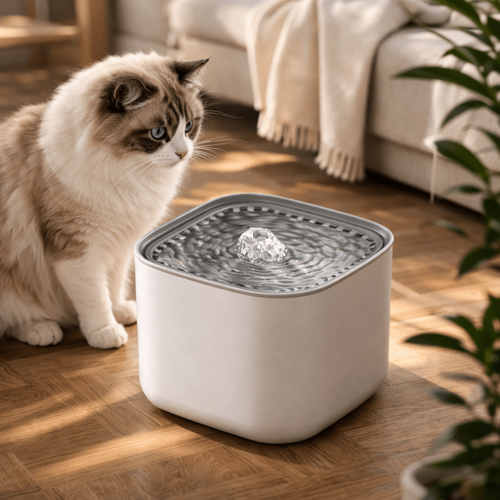 Fontaine à eau pour chat 3L silencieuse - Paw Studio