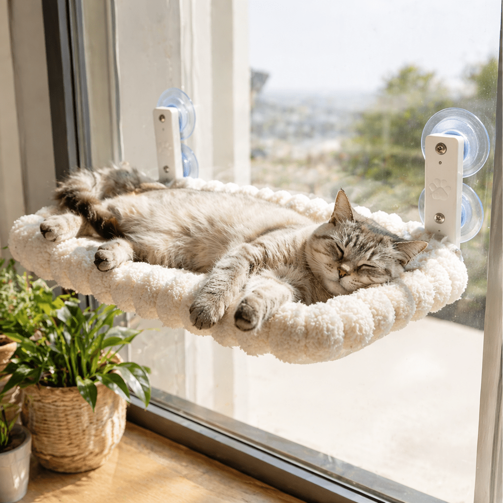 Hamac mural pour chat confortable et ultra doux - Paw Studio