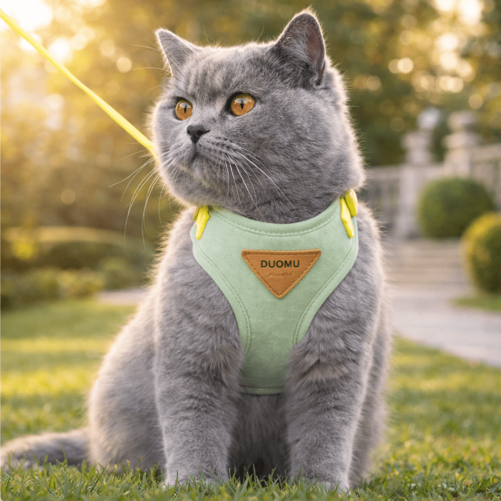 Le harnais confortable pour chat, pensé pour des promenades en toute sérénité - Paw Studio